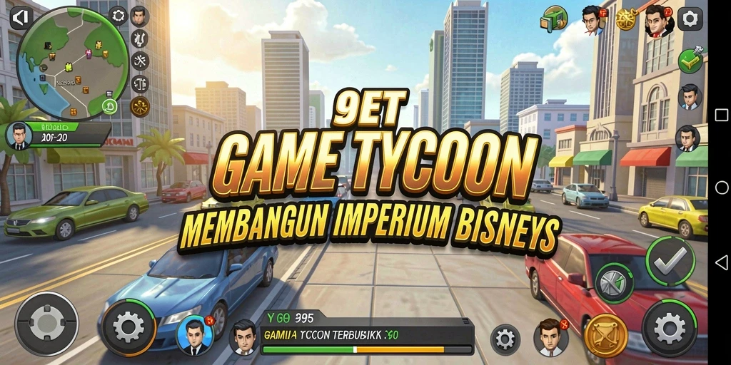 Screenshot 9ET menunjukkan aksi gameplay Tycoon yang seru dan menarik.