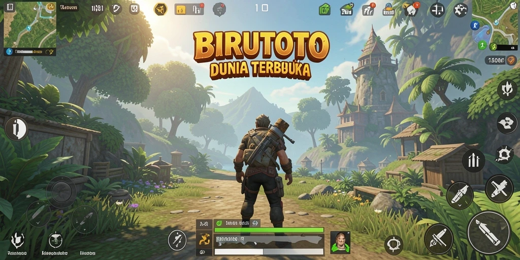 Tampilan gameplay menarik dan interaktif di BIRUTOTO.