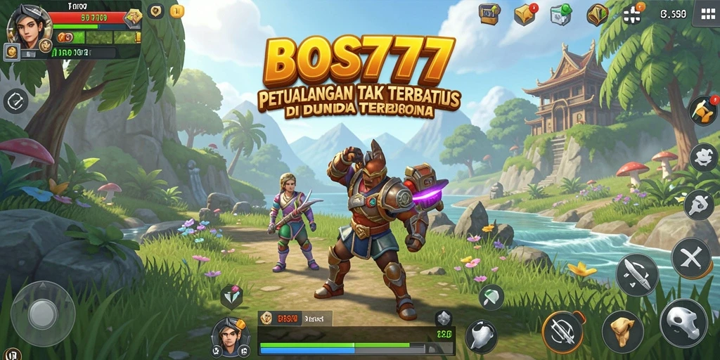 Gameplay menarik dalam dunia terbuka BOS777 yang luas.