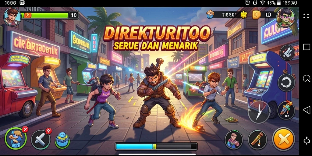 Tangkapan layar gameplay <strong>DIREKTURTOTO</strong> menampilkan aksi menyerupai arcade yang seru.