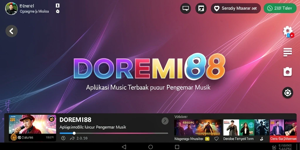Screenshot DOREMI88 menampilkan pengalaman bermain musik yang menyenangkan.