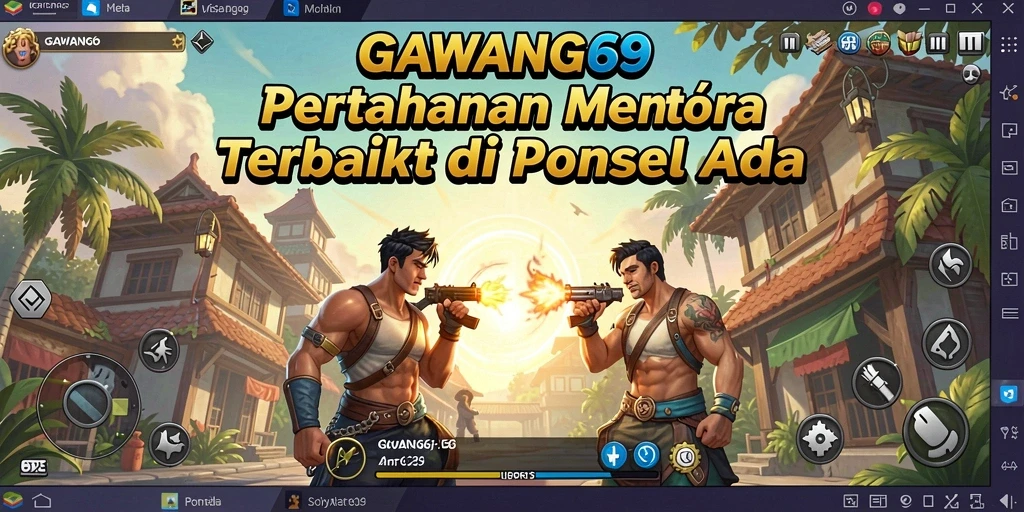 Tampilan gameplay menakjubkan dalam GAWANG69 yang menunjukkan aksi Tower Defense.