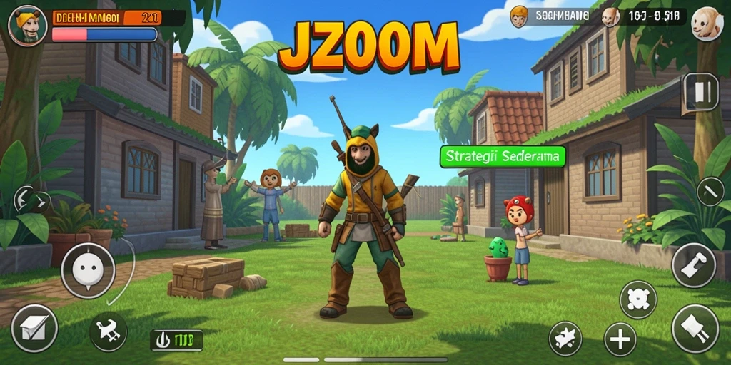 Tampilan gameplay menarik dari J200M yang seru dan menenangkan.