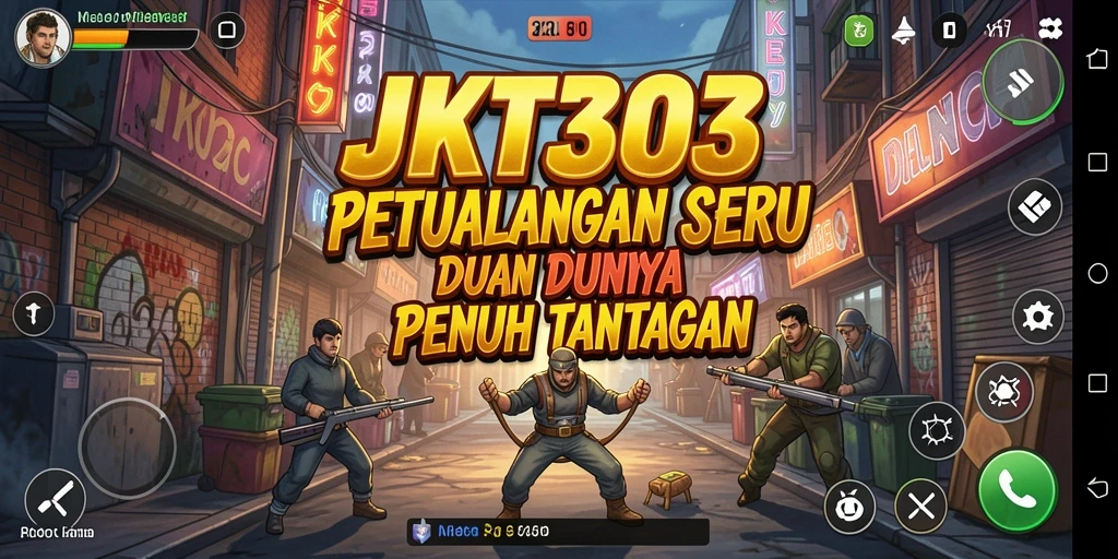Menampilkan karakter utama dalam misi petualangan yang mendebarkan.