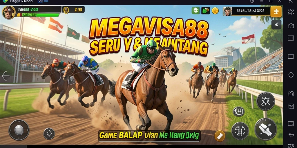 Gameplay Racing seru dan mengasyikan dalam MEGAVISA88.