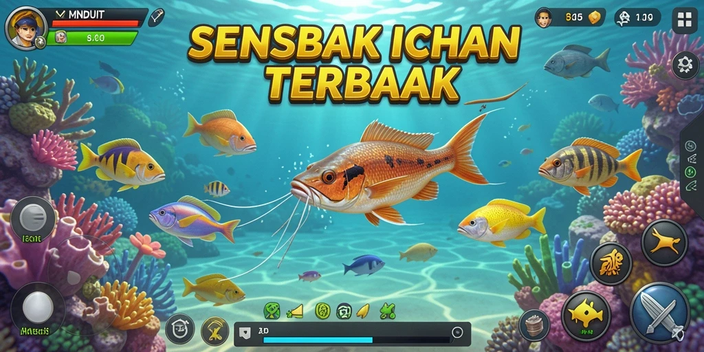 Tampilan menarik dari gameplay Tembak Ikan MNDUIT.