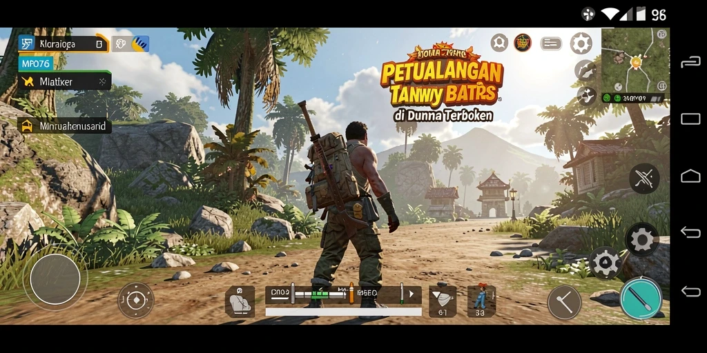 Tampilan seru gameplay MPO76 dalam dunia terbuka yang menakjubkan.