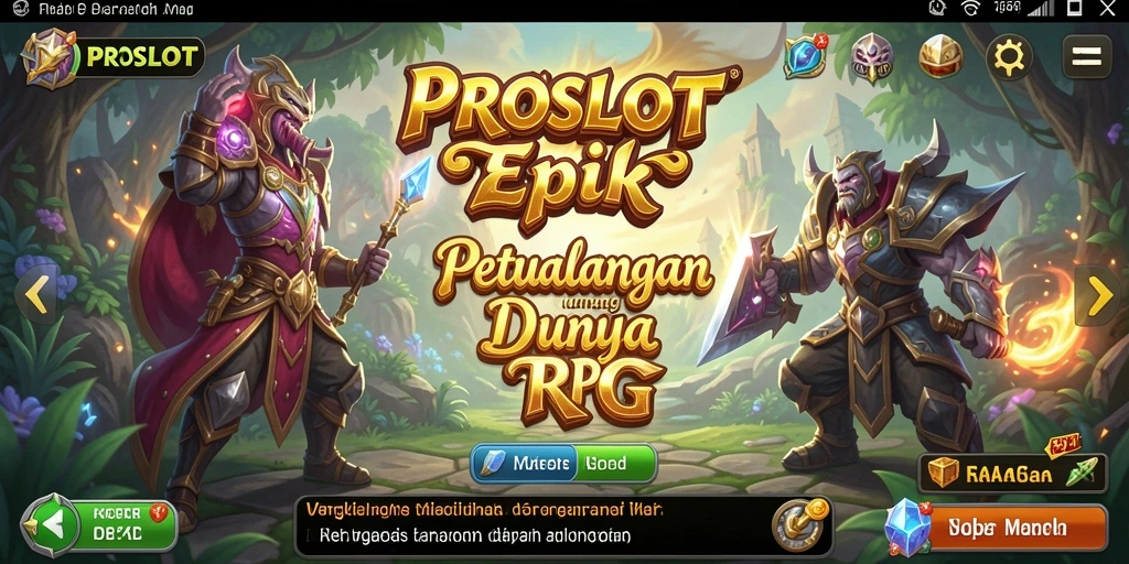 Screenshot gameplay RPG yang menunjukkan pertarungan seru dan berwarna-warni.